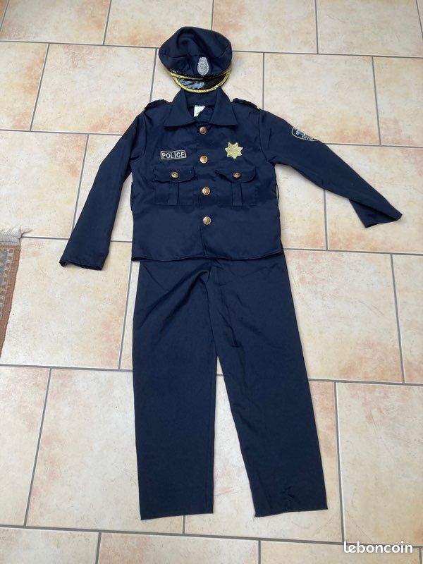 Déguisement policier 7/8 ans Jeux Jouets