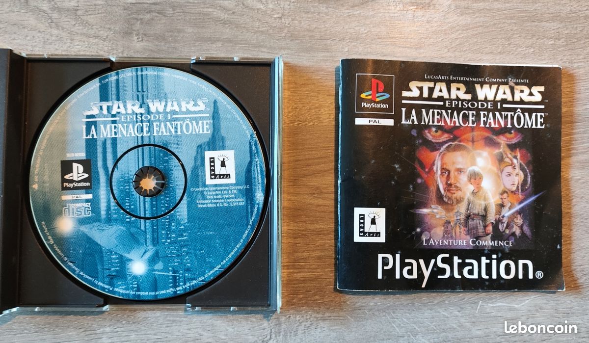 Playstation 1 Star Wars La Menace Fantôme Neuf Sous Blister Rigide Ps1 Psone