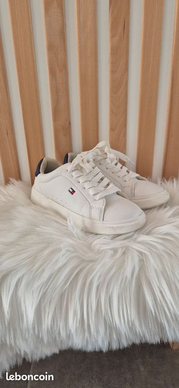 Basket tommy hilfiger blanche (image 1)