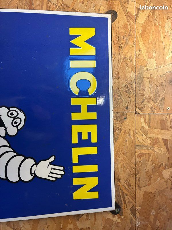 Plaque métallique michelin décoration garage - Collection