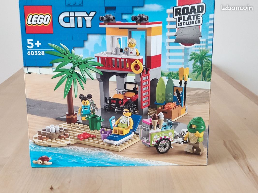 Magnifique Lego Le poste de secours sur la plage - 60328 - Neuf & Scellé (image 5)