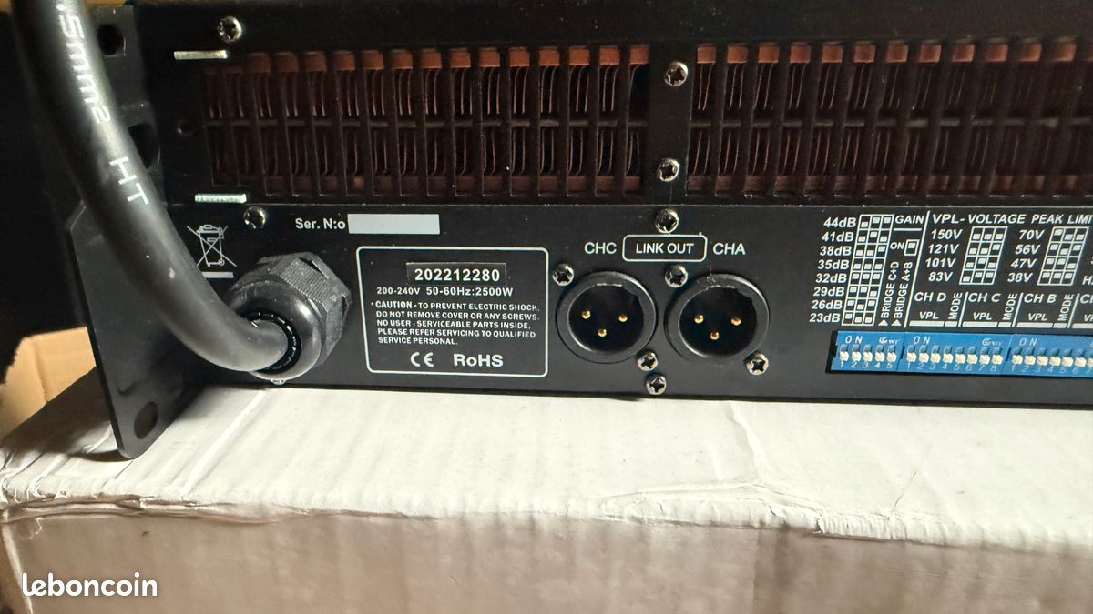 4 Amplis de puissance FP10K 4 x 2.100 W sur 4 Ohms, état neuf (image 12)
