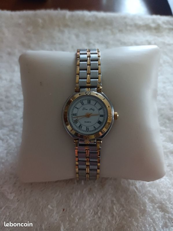 Montre Yves Fely Femme Quartz Doré Acier (image 2)