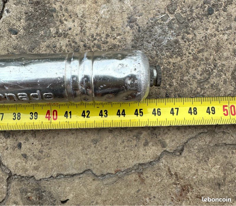Ancienne Pompe à Vélo TORNADE Aluminium 40 Cm France - Pour Pièces