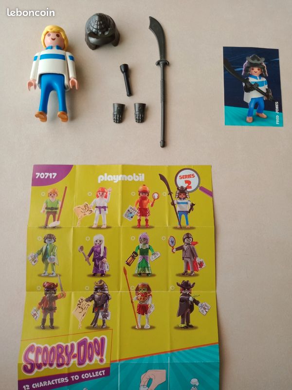 Lot de 3 Playmobil Scooby-Doo – Série 2 (sachet surprise) - Jeux & Jouets