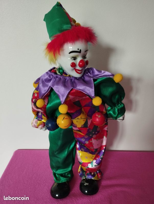 5 Clowns automate musical en porcelaine de collection (image 3)