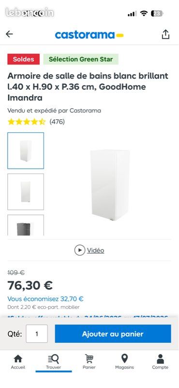 Armoire de salle de bain (image 1)