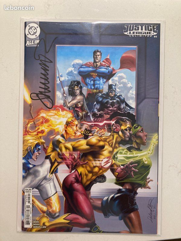 Comics Spider Man X-Men et Justice League signés par Salvador Larroca (image 4)