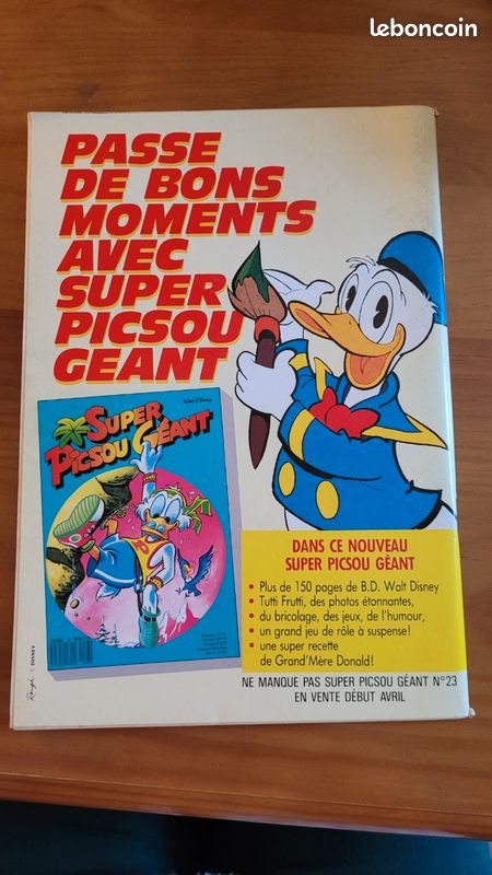Picsou magazine n°195 années 80 (image 2)