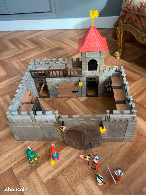 Rambarde En Bois Playmobil Pour Château - Compatible Avec Les Sets 3445, 3450, 3666, Occasion