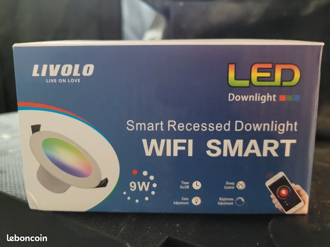 Lot 4 spots livolo smart downlight (image 1)