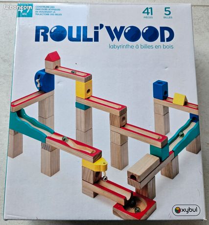 Jeu Labyrinthe en Bois, avec 2 Billes, Jouet d'adresse, équilibre, à Jeu Labyrinthe en Bois, avec 2 Billes, Jouet d'adresse, équilibre, à