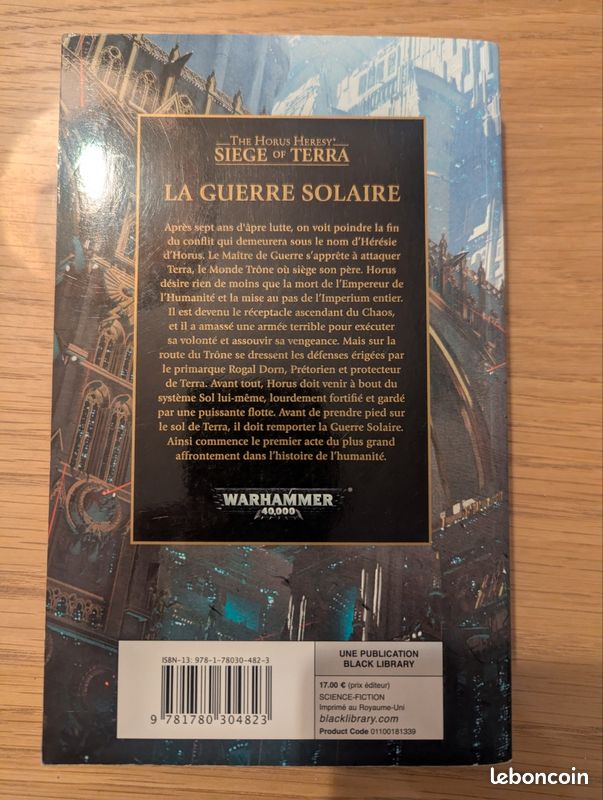 La guerre solaire siege of terra tome 1/ hérésie d'Horus (image 2)