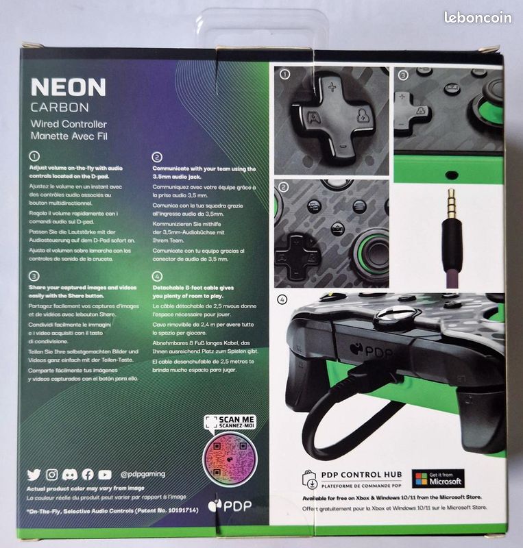 MANETTE SANS FIL XBOX ONE XS V2 NOIR | L'As de Trèfle Nouvelle-Calédonie