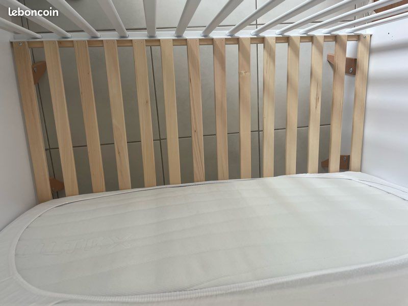 Lit bébé Quax Loft + matelas Bultex – 120 x 60 cm (image 5)