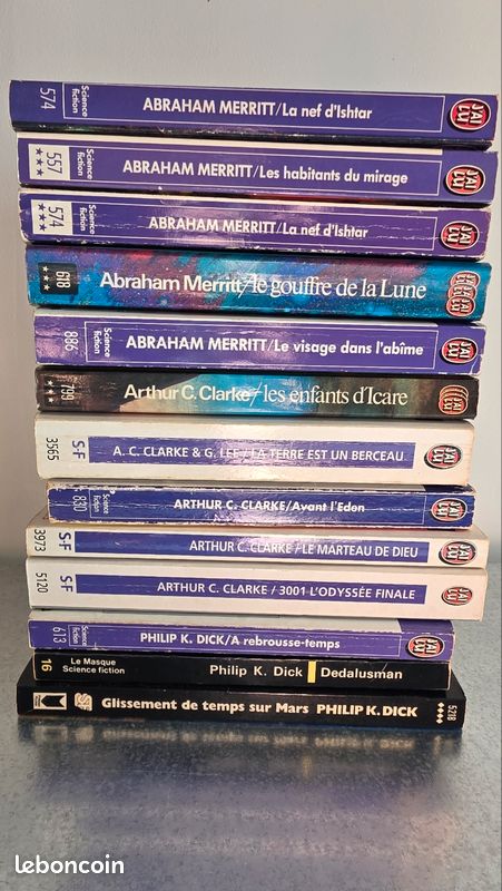 5 Abraham Mérite, 5 Arthur C. Clarke, 3 Philip K .Dick (image 1)