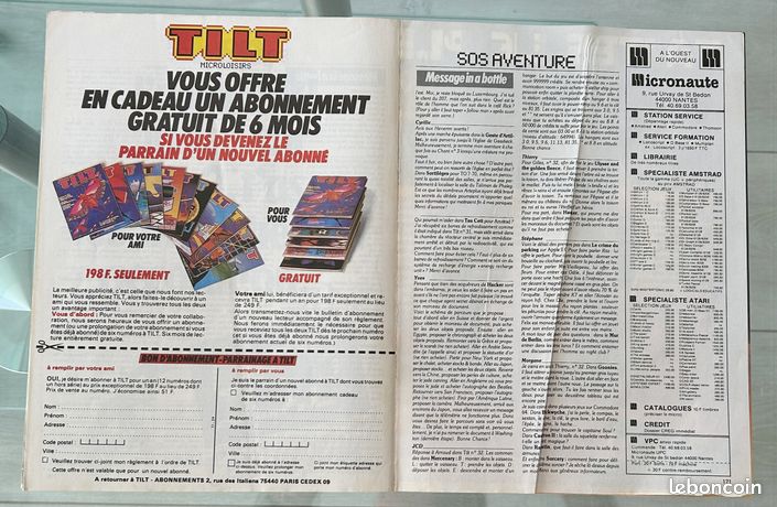 Magazine Amstrad Cent Pour Cent N°40 Septembre 91 - Rare Revue Jeux Vidéo Vintage