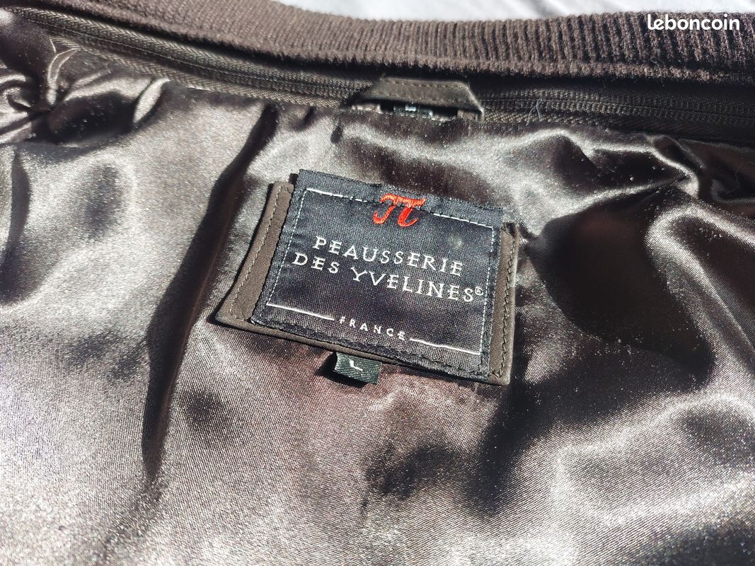 Blouson / parka cuir buffalo made in France (image 4)