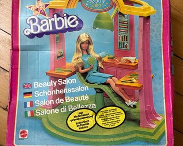Salon De Beauté Barbie Vintage Par Mattel - 1977 - Dans Sa Boîte D'origine