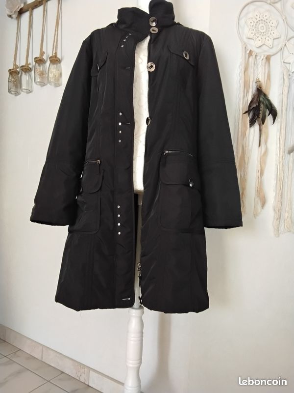 Long manteau/ doudoune/ parka/ Christine Laure Vêtements - Main Image