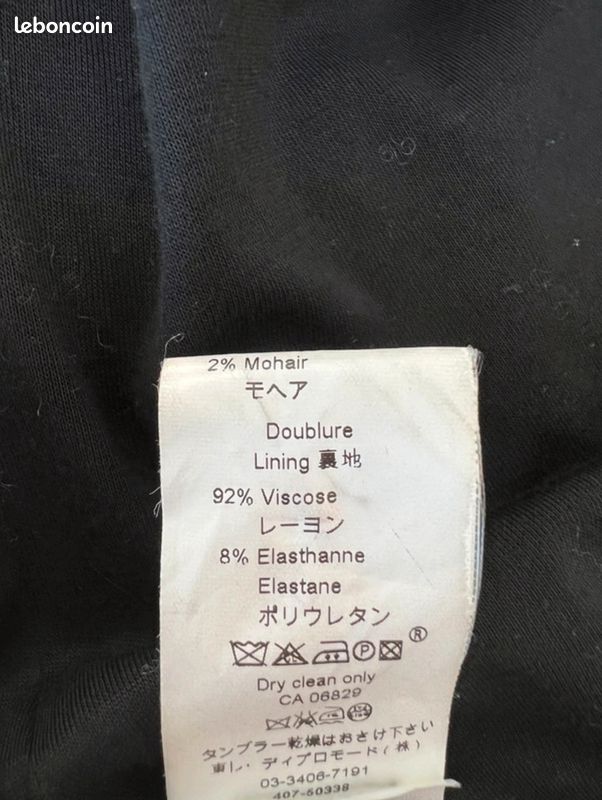 Manteau noir Chacok (image 5)