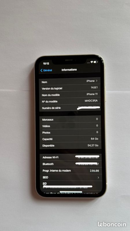 IPhone 11 Blanc 64 Go – Bon état (image 11)