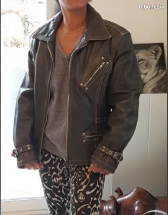 Blouson Redskin marron (image 3)