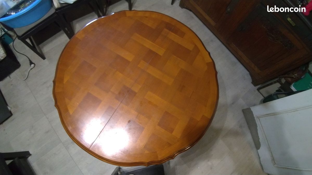 Table ronde bois (image 2)