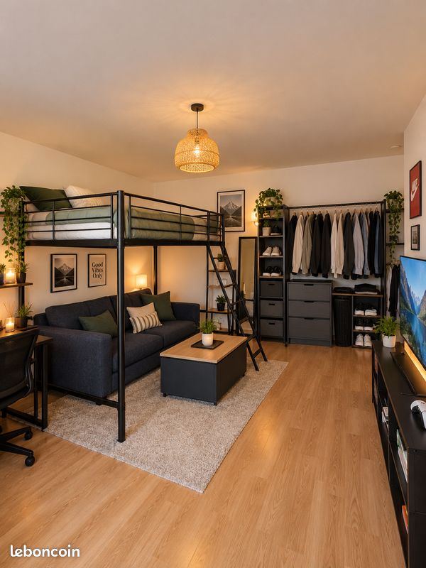 Appartement 1 pièce 25 m² · à Nancy · 25 m² · 525 €/mois