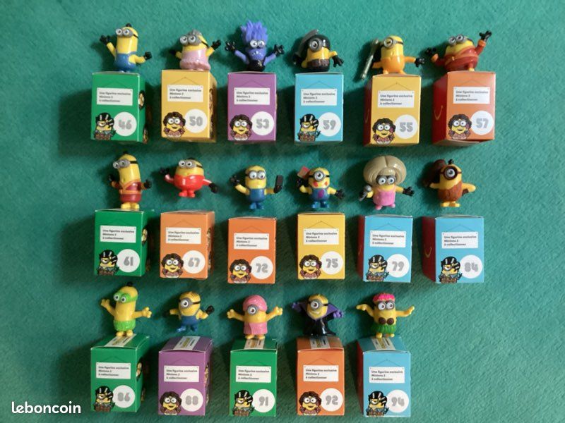 Figurines « MINIONS 2 » de chez Mc Donald’s (image 1)