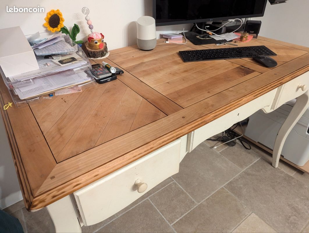 Bureau en bois Grange (image 4)