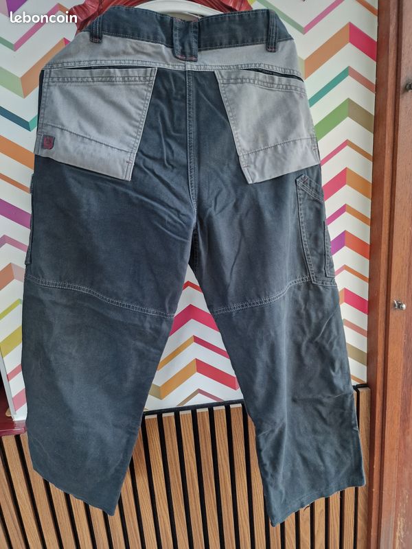 Pantalon de Travail noir et gris LAFONT 1ATTUP RULER Vêtements