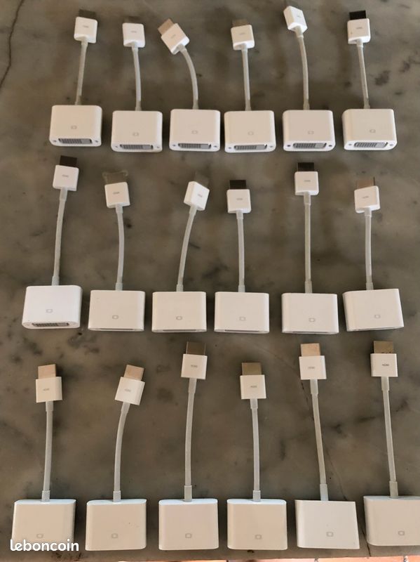 Lot de 18 câbles connecteurs HDMI - VGA (image 3)