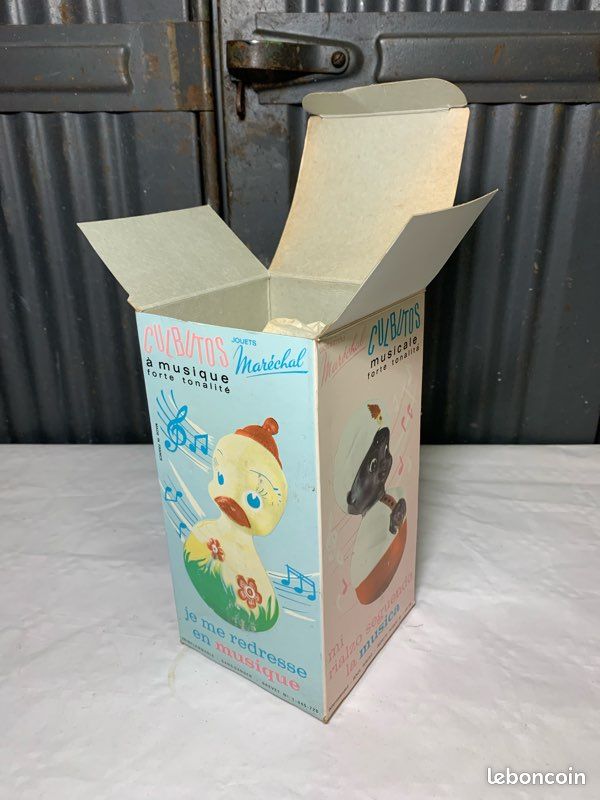 Ancien Jouet Culbuto Poussah PETITCOLLIN – Cuisinier Marmite Père Lustucru (occasion)