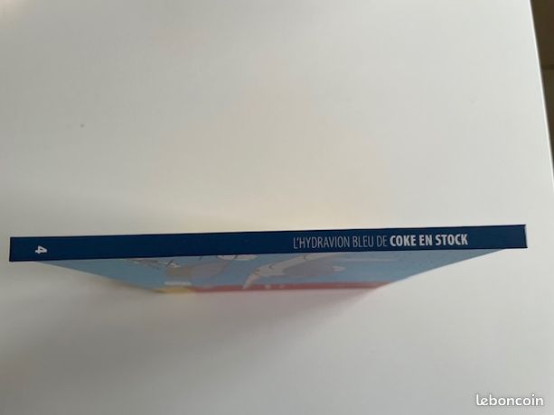 Figurine Tintin N°4 L'Hydravion - Bleu - Coke En Stock - Édition Neuve