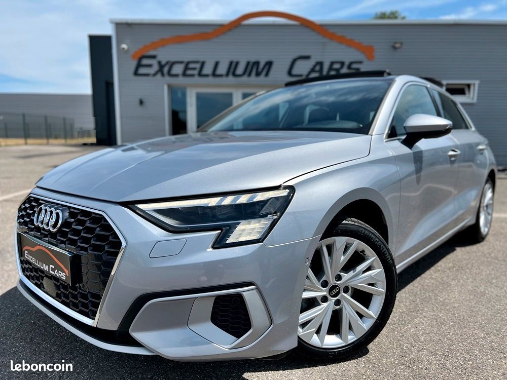 AUDI A3 SPORTBACK 35 TFSI 150 DESIGN LUXE S-TRONIC 2023 1ère MAIN ORIGINE FRANCE SUIVI EXCLUSIF AUDI * TOIT OUVRANT PANORAMIQUE * AFFICHAGE TETE HAUTE * FEUX MATRIX LED * SELLERIE CUIR * CARPLAY (image 1)