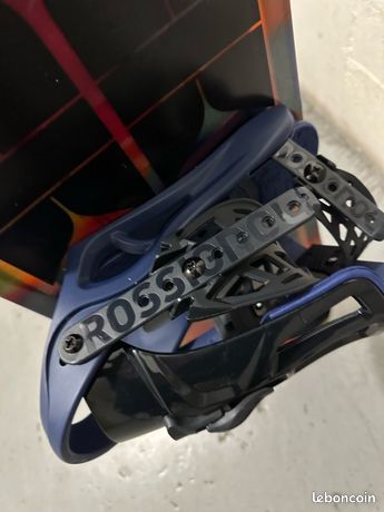 SNOWBOARD D'OCCASION ROSSIGNOL ANGUS MAGTEK OURS 154 CM + FIXATION