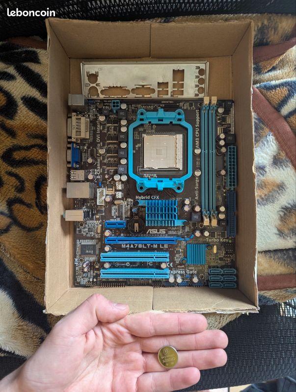 Asus M4a78lt-m Le Integrated Motherboard Amd 760g Ddr3 Socket Am3 + I O 1C9