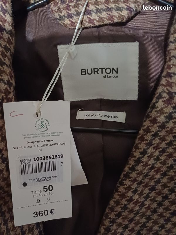 Manteau Burton taille 50 neuf (image 3)
