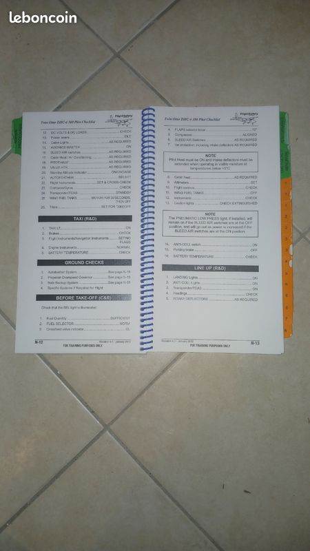 Check list avion de transport De Havilland Twin Otter (image 2)