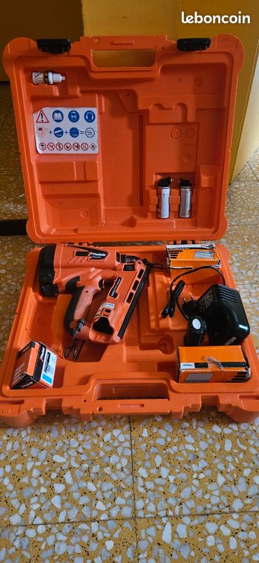 Cloueur à gaz paslode Spit IM65A F16 - Bricolage