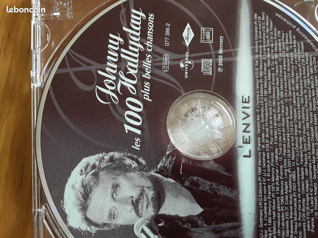5 cd Johnny Hallyday (image 4)