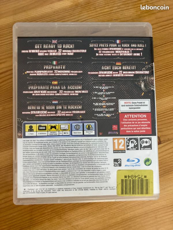 Jeu PS3 Guilty Gear Xrd (image 3)