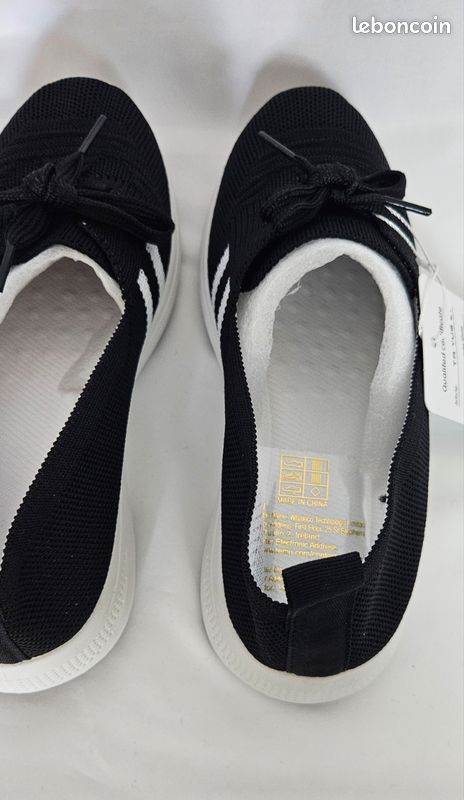 Baskets Noires Pour Femme Taille 6 UK (39 EU) - Nylon, Neuves Dans Leur Emballage