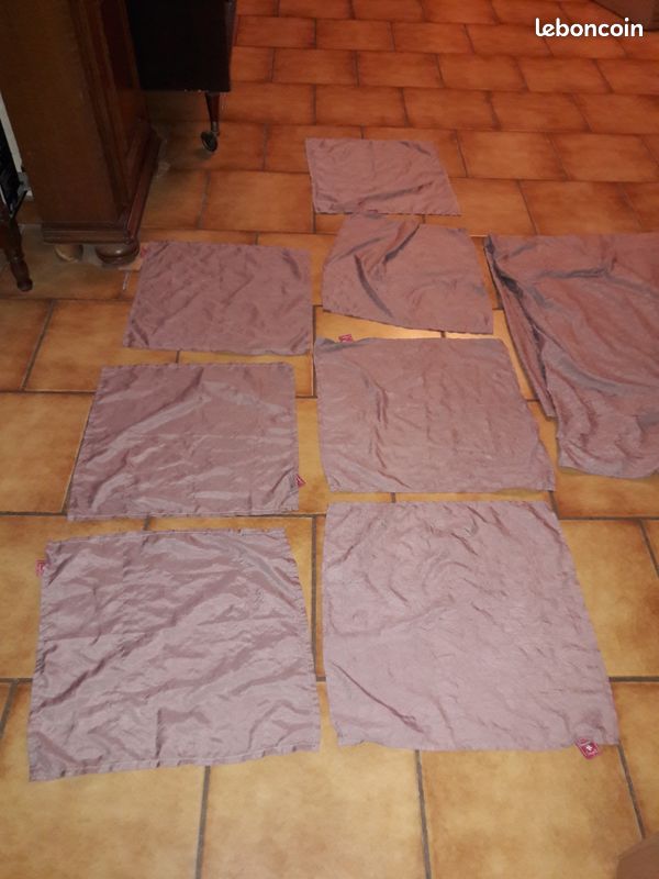 Lot nappe serviette napperon set de table porte serviette baguette couvert+ donne (image 8)