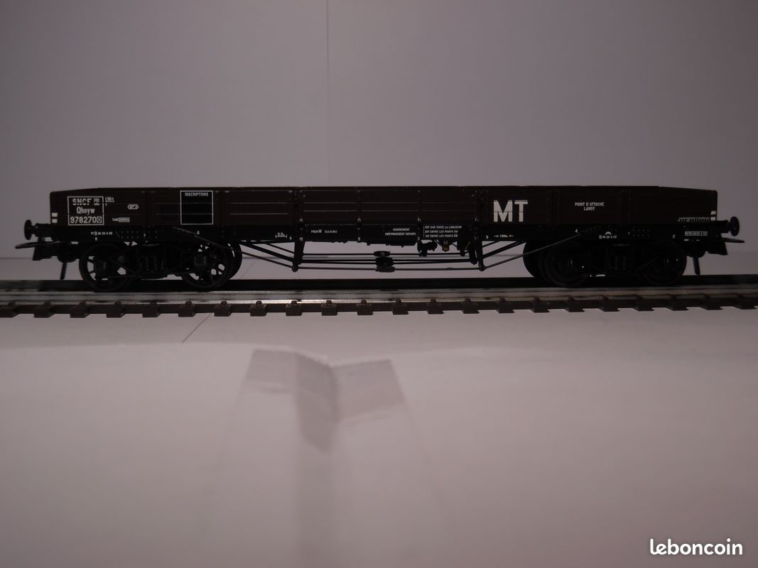 REE Modeles H0 1:87 WB-135 Plat OCEM 29 offener Güterwagen SNCF braun REE Modeles H0 1:87 WB-135 Plat OCEM 29 offener Güterwagen SNCF braun