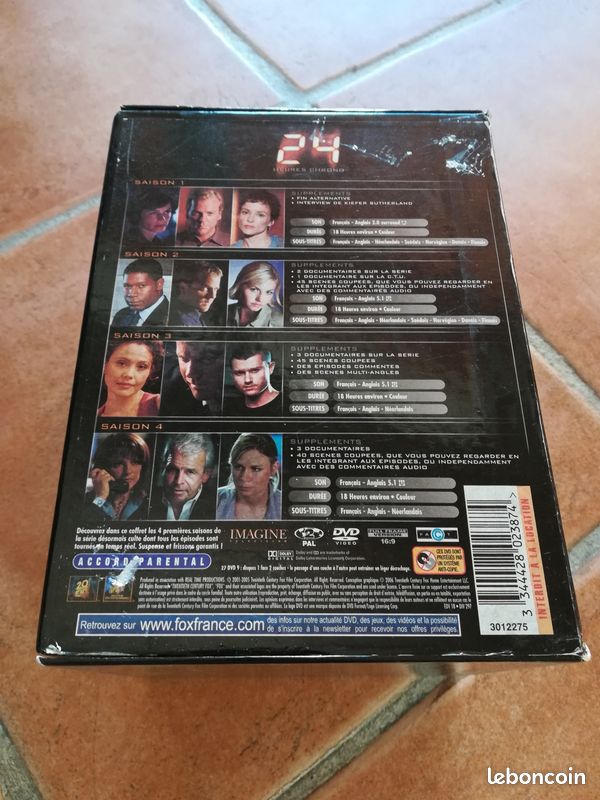 Coffret DVD 24h chrono saison 1 à 4 (image 1)