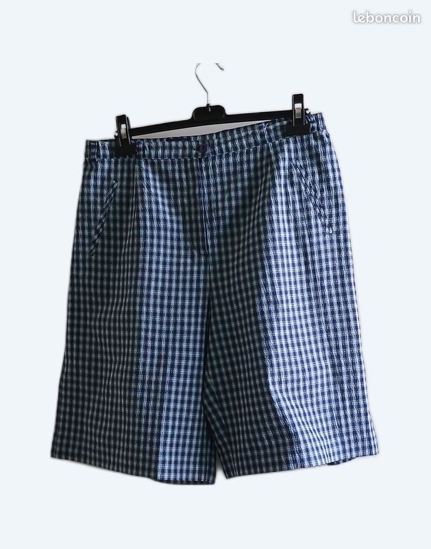 Jupe culotte Bleu de Sym T48 (image 1)