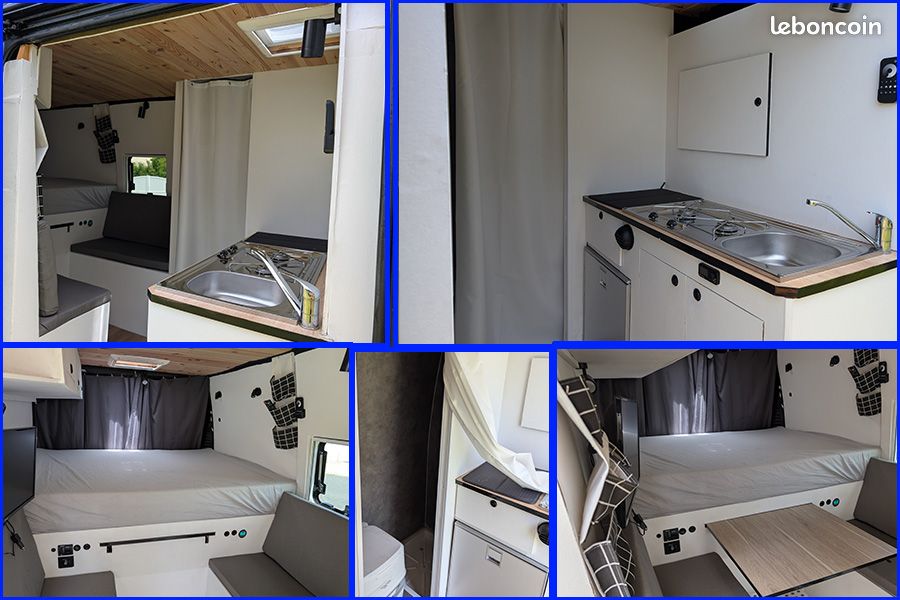 VAN AMÉNAGÉ AUTONOME – PEUGEOT BOXER L2H2 160 CH 2019 126000km – PRÊT À PARTIR (image 2)