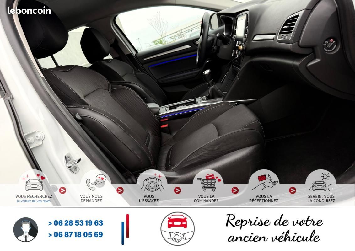 Renault Mégane IV 1.2 TCE 130 Bv6 Drive Select*Crit'Air 1 *61000Km*Moteur à Chaine*Véhicule Sous ... (image 7)
